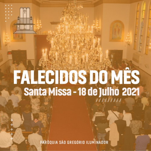 Falecidos julho 2021- sb