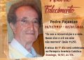 Nota de falecimento Sr Pedro Pajanian