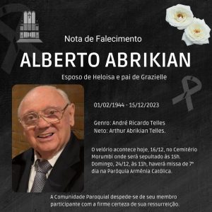 Leia mais sobre o artigo Nota de Falecimento Alberto Abrikian